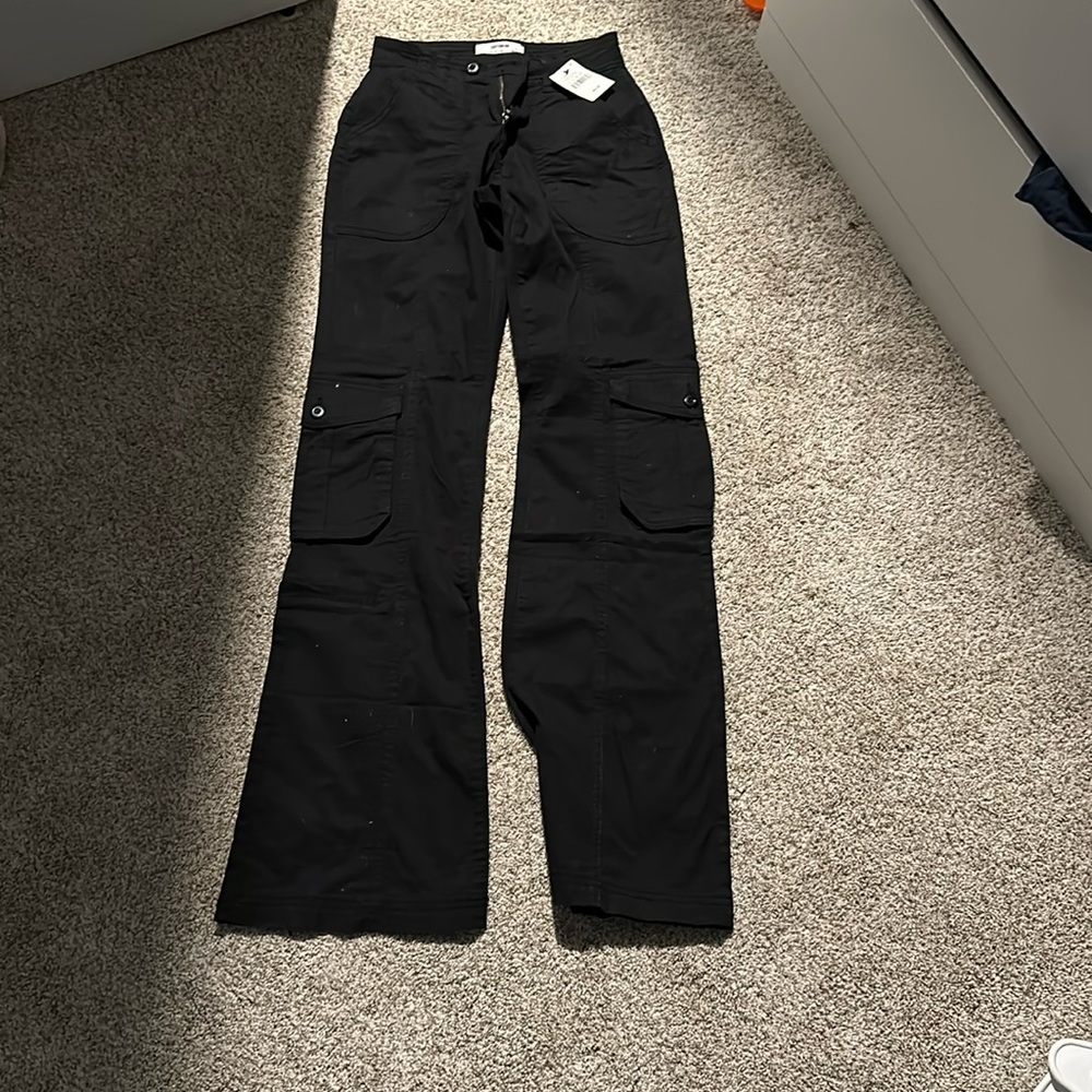 Black cargo pants from cotton on